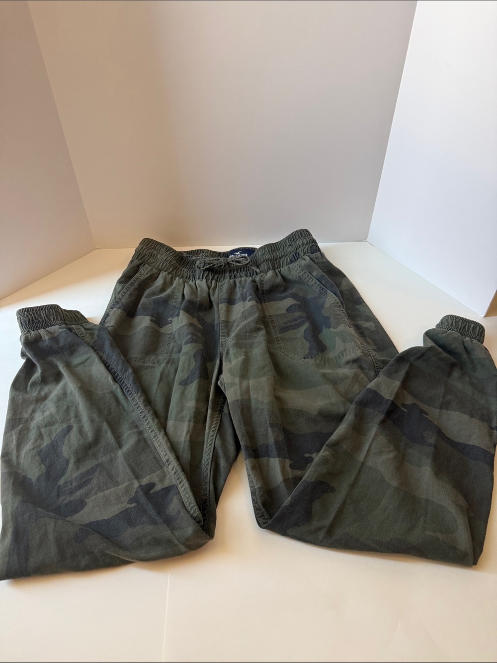 Hollister Camo Joggers Size Small High Rise Utility Pants Casual Athleisure - Picture 6 of 8